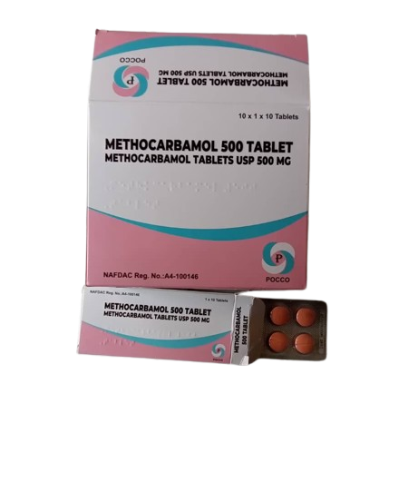 Methocarbomal 500mg tab.